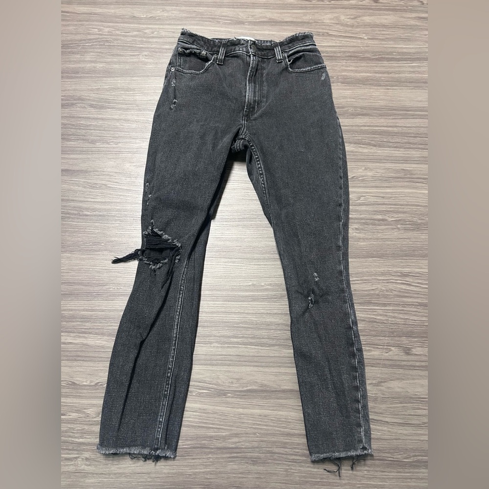 Abercrombie & Fitch The Skinny High Rise Black Jeans Size 25 0S